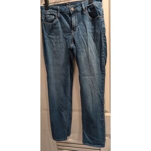 Calvin Klein Jeans Womens W30 L32 Straight Blue Denim Casual Pants